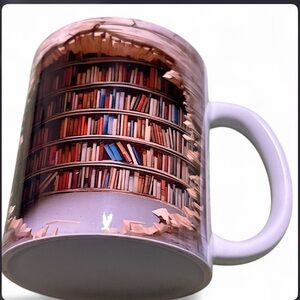 3D Bookshelf Mug 11oz  #bookish #mug #gifting